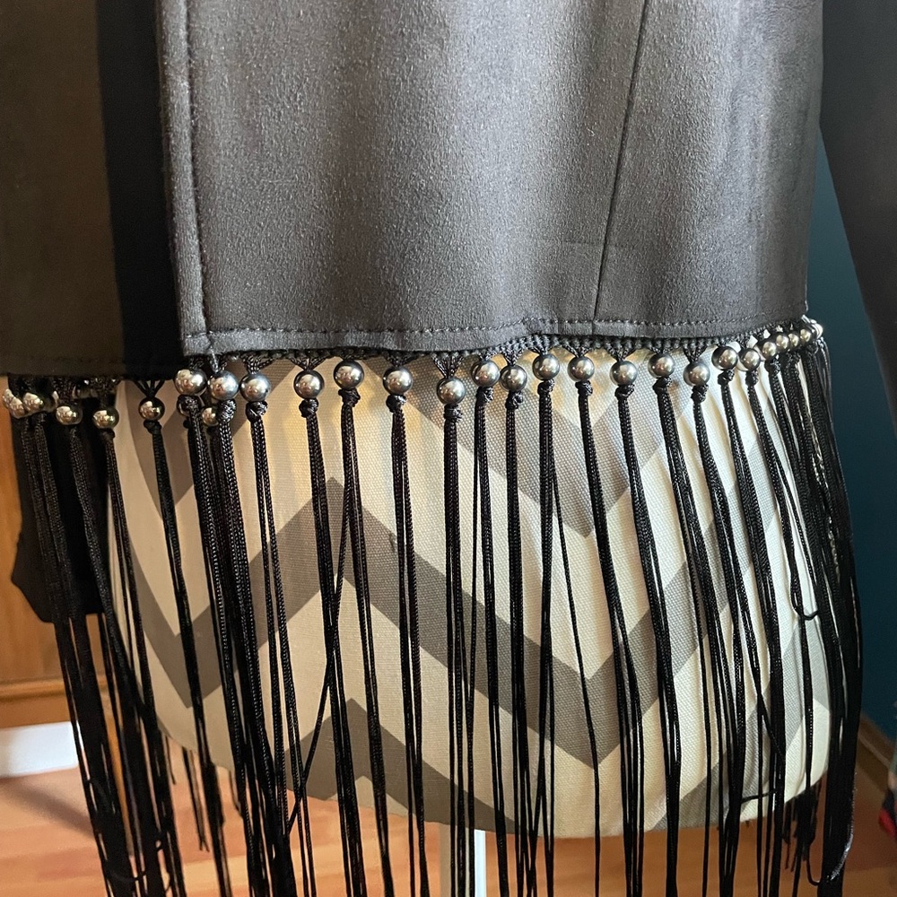 Zara Basic Faux Suede Jacket. Medium. - image 3